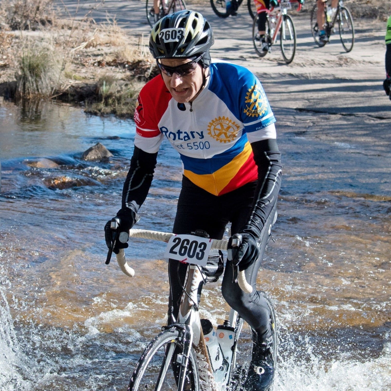 Rotary CEO general secretary John Hewko rides in the 2019 El Tour de Tucson photo credit Rotary International