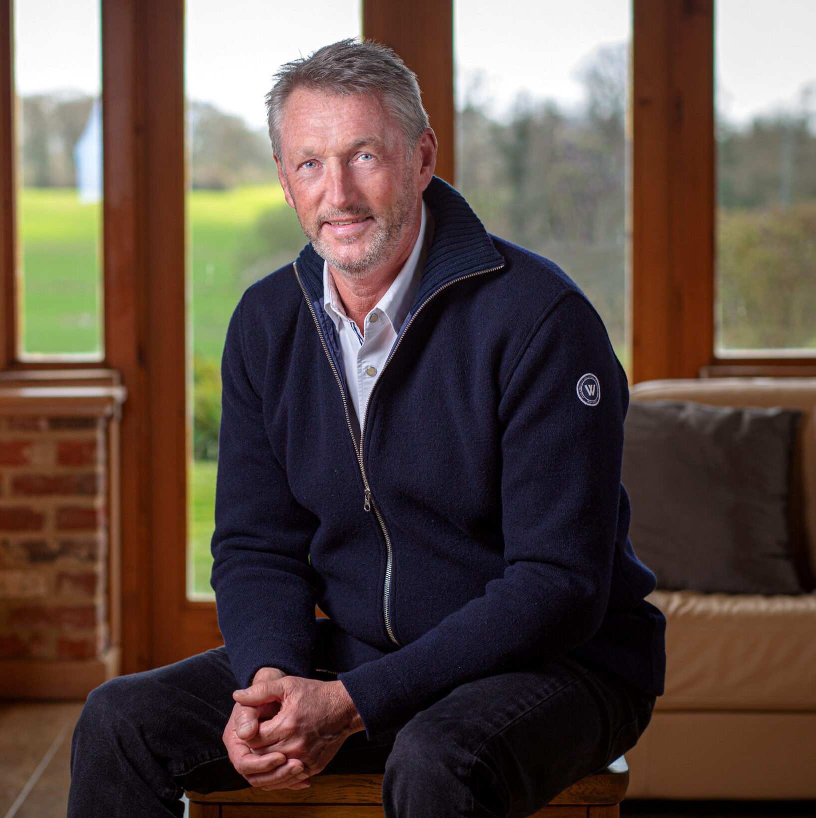 6 Kevin Gaskell seated