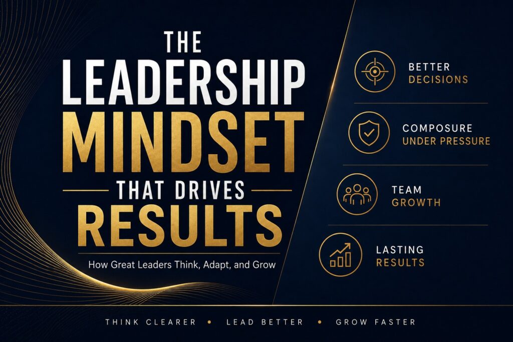 The Leadership Mindset That Drives Results 1 the leadership mindset that drives results